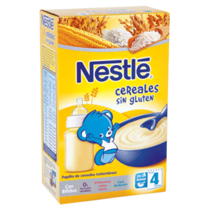 Papilla de cereales sin gluten Nestlé
