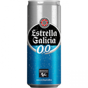 Cerveza 0,0 sin alcohol Estrella Galicia