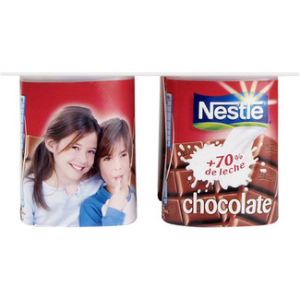 Yogur sabor chocolate Nestlé