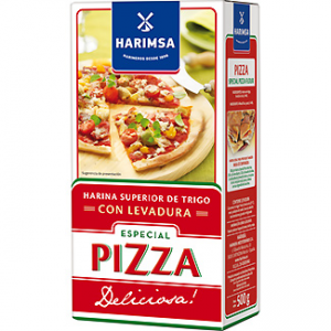 Harina especial pizza de trigo con levadura Harimsa