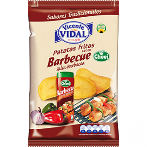 Patatas fritas sabor salsa barbacoa Vicente Vidal