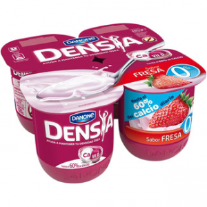 Yogur Densia con calcio sabor fresa 0% M.G. Danone