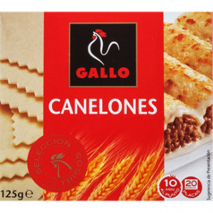Canelones calidad superior Gallo