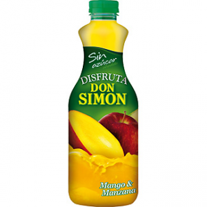 Zumo mango & manzana sin azúcar añadido Disfruta Don Simón