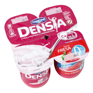 Yogur Densia desnatado calcio fresa 0% M.G. Danone