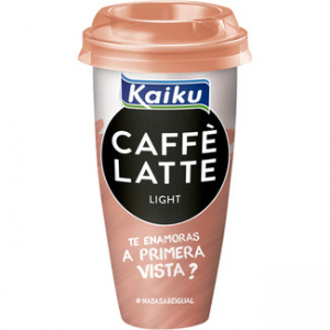 Caffe Latte light de Brasil Espresso con leche fresca Kaiku