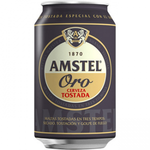Cerveza rubia tostada Amstel