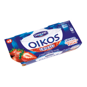 Yogur griego OIKOS con fresas Danone