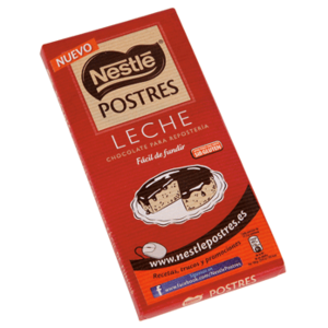 Chocolate con leche para postres Nestlé