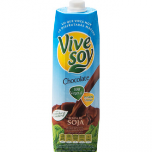 Bebida de soja sabor chocolate 100% vegetal VIVESOY Pascual