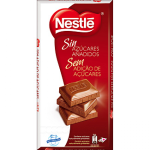 Chocolate con leche sin azúcar Nestlé