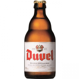 Cerveza rubia especial belga Duvel