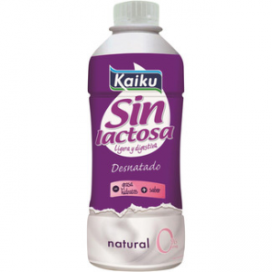 Yogur líquido natural sin lactosa 0% M.G. Kaiku