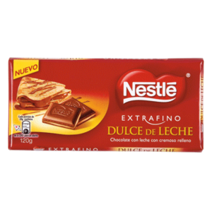 Chocolate extrafino dulce de leche Nestlé
