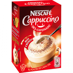 Cappuccino café soluble descafeinado Nescafé