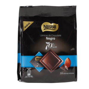 Chocolate negro en laminas 70 % cacao Nestlé