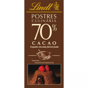 Chocolate negro postres 70% cacao Lindt
