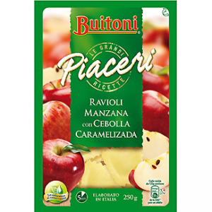 Ravioli fresco relleno de manzana con cebolla caramelizada Piaceri Buitoni
