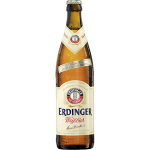 Cerveza de trigo turbia alemana Erdinger