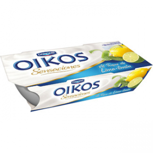 Yogur griego Oikos Sensaciones con un toque de limón Danone
