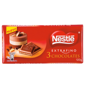 Chocolate tres chocolates Nestlé