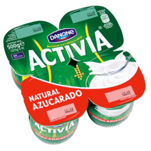 Yogur Activia natural azucarado Danone