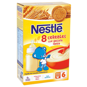 Papilla 8 cereales galleta Nestlé
