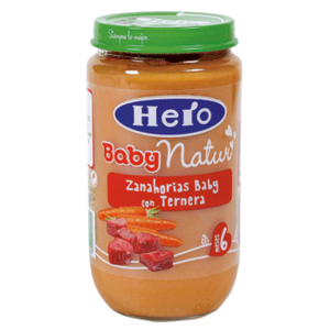 Zanahorias con ternera Hero Baby