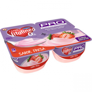 Yogur Vitalinea SATISFACCION desnatado con fresa Danone