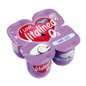 Yogur Vitalinea desnatado sabor coco Danone