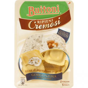 Ravioli relleno de queso gorgonzola y almendras Ripieni Cremosi Buitoni