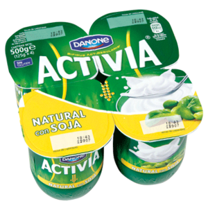 Yogur Activia soja natural Danone