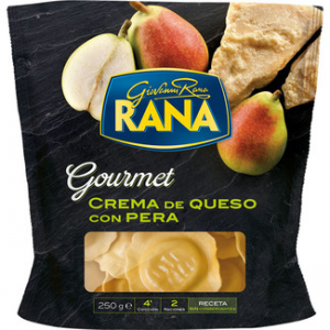 Ravioli fresco relleno de pera y crema de queso GOURMET Giovanni Rana