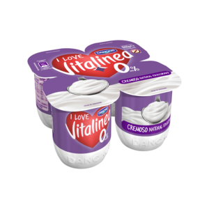 Yogur Vitalinea cremoso natural edulcorado Danone