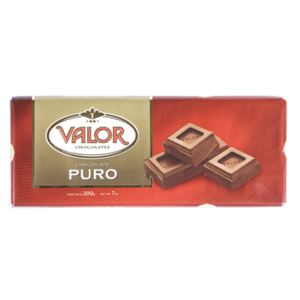 Chocolate puro Valor