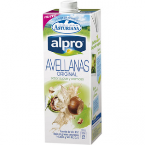 Bebida de avellana Asturiana Alpro