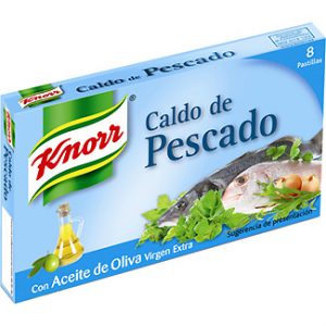 Caldo de pescado con aceite de oliva virgen extra Knorr