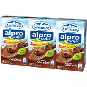 Batido de soja de chocolate con calcio Asturiana Alpro