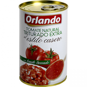 Tomate natural triturado extra al estilo casero Orlando