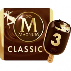 Helado de chocolate con leche y vainilla Magnum Classic Frigo