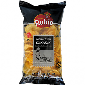 Patatas fritas con aceite de oliva virgen Rubio