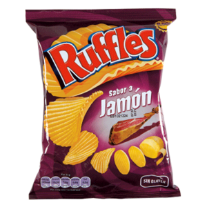 Patatas fritas onduladas jamón Ruffles