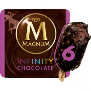 Helado de chocolate negro Magnum Mini Infinity Frigo