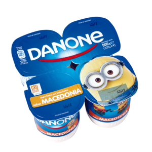 Yogur sabor macedonia Danone
