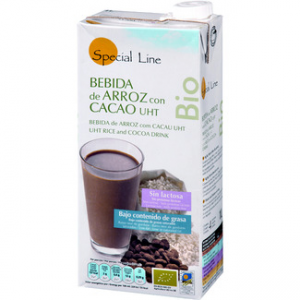Bebida de arroz con cacao sin lactosa ecológica Bio Special Line