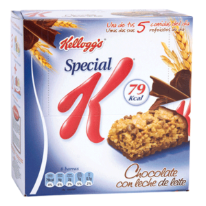 Barrita Special K de cereales con chocolate con leche Kellogg's