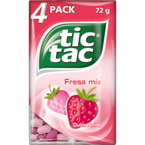 Caramelos de fresa Tic Tac