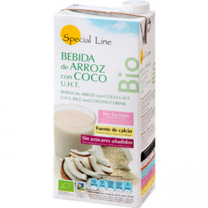 Bebida de arroz con coco ecológica Bio Special Line