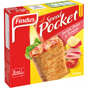 Speed pocket de jamón york queso y tomate Findus