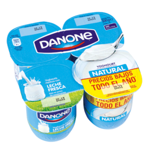Yogur natural Danone